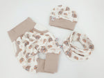 Atelier MiaMia Fantastici calzoncini o baby set ghiande corte e lunghe