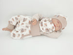 Atelier MiaMia Fantastici calzoncini o baby set ghiande corte e lunghe