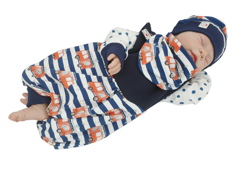 Atelier MiaMia tutina corta e lunga disponibile anche come baby set ghianda