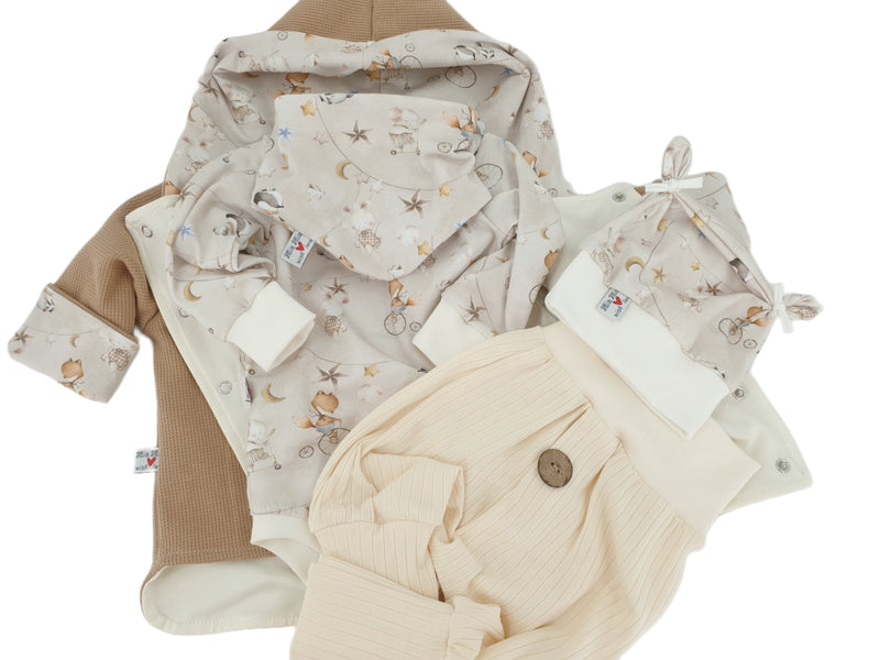 Kaputzenjacke Baby Kind Größe 50-140 Designer Jacke Limitiert !! Zirkus von Atelier MiaMia