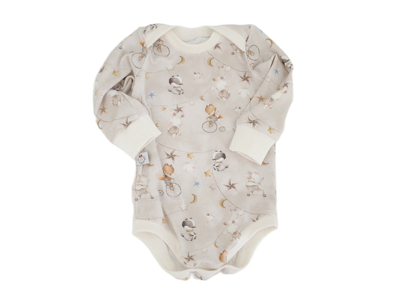 Atelier MiaMia Body with short and long sleeves, also available as Baby Set Anchor 10