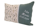 Atelier MiaMia birth pillow - name pillow with embroidery - panel - photo